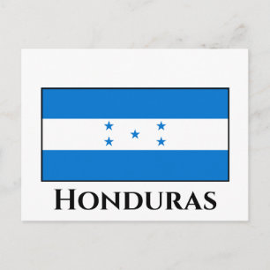 Carte Postale Drapeau du Honduras