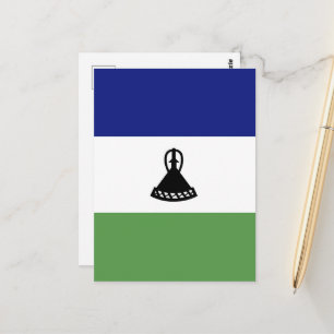 Carte Postale Drapeau du Lesotho