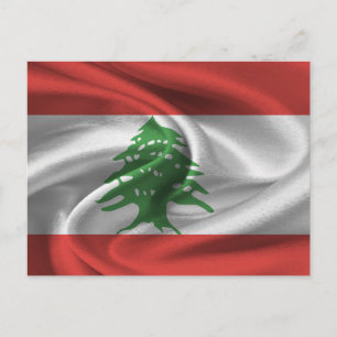Carte Postale Drapeau du Liban