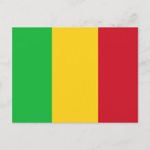 Carte Postale Drapeau du Mali