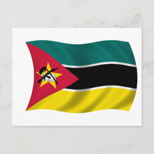 Carte Postale Drapeau du Mozambique
