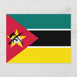 Carte Postale Drapeau du Mozambique