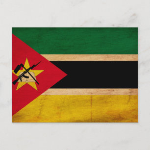 Carte Postale Drapeau du Mozambique
