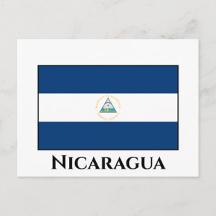 Carte Postale Drapeau du Nicaragua (Nicaragua)