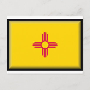 Carte Postale Drapeau du Nouveau-Mexique