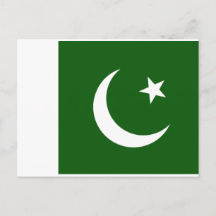 Carte Postale Drapeau du Pakistan