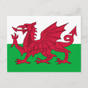 Carte Postale drapeau du pays de galles