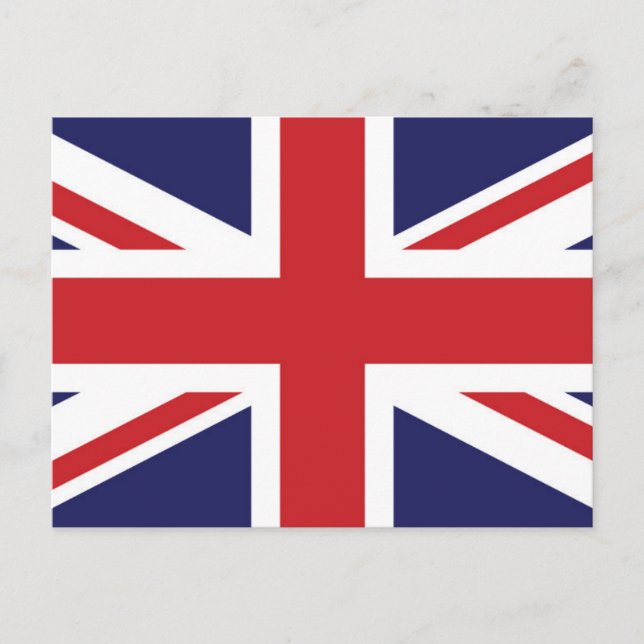 Carte Postale Drapeau du Royaume-Uni (Devant)