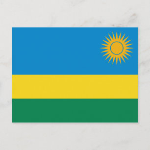 Carte postale Drapeau du Rwanda