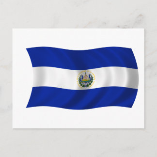 Carte Postale Drapeau du Salvador