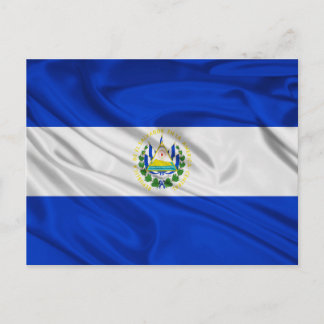 Carte Postale Drapeau du Salvador