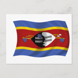 Carte Postale Drapeau du Swaziland