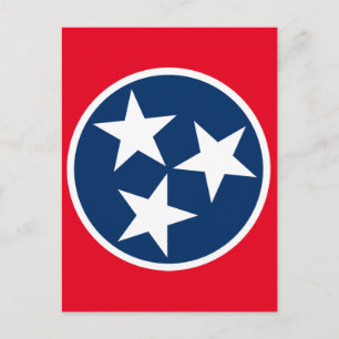 Carte Postale Drapeau du Tennessee