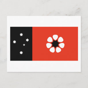 Carte postale Drapeau du Territoire du Nord