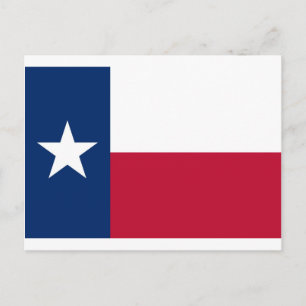 Carte Postale Drapeau du Texas