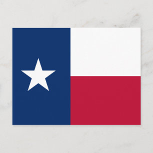 Carte Postale Drapeau du Texas