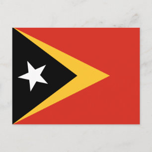 Carte Postale Drapeau du Timor oriental