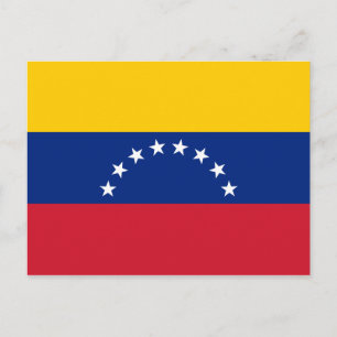 Carte Postale Drapeau du Venezuela