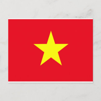 Carte Postale Drapeau du Vietnam