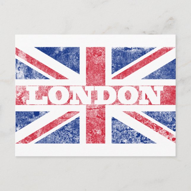 Carte Postale Drapeau du Vieux Londres (Devant)