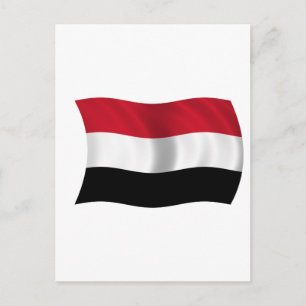 Carte Postale Drapeau du Yémen