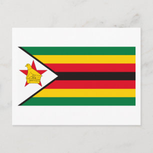 Carte postale Drapeau du Zimbabwe