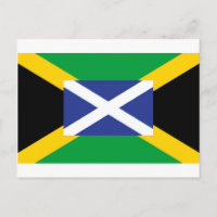 Drapeau écossais jamaïcain - Jamaïque - Écosse