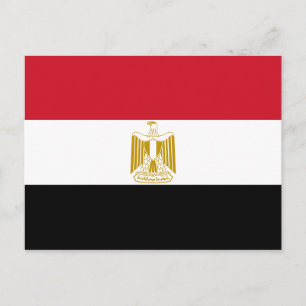 Carte postale Drapeau Égypte