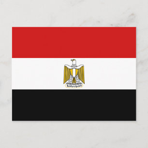Carte postale Drapeau Égypte