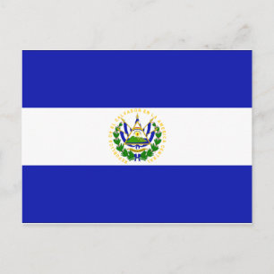 Carte Postale Drapeau El Salvador