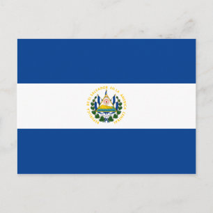 Carte postale Drapeau El Salvador