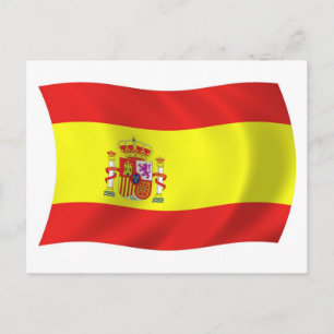 Carte postale drapeau Espagne