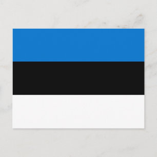Carte Postale Drapeau estonien