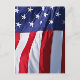 Carte Postale Drapeau États-Unis