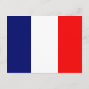 Carte Postale Drapeau français