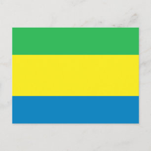 Carte Postale Drapeau Gabon