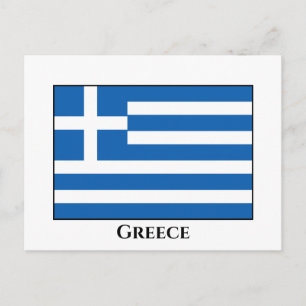Carte Postale Drapeau grec