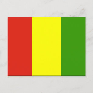 Carte Postale Drapeau Guinée