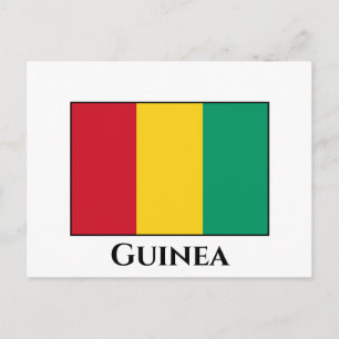 Carte Postale Drapeau Guinée