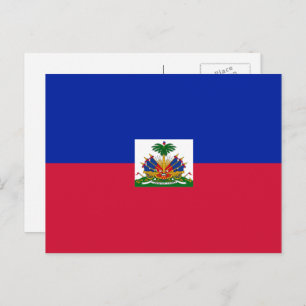 Carte Postale Drapeau haïtien, Drapeau d'Haïti