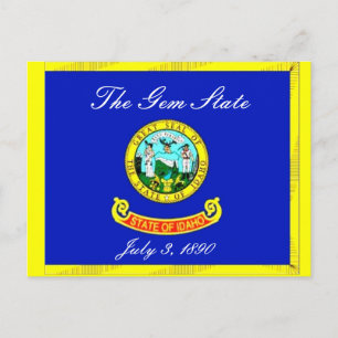 Carte postale Drapeau Idaho