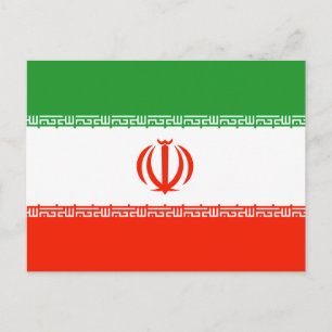 Carte Postale Drapeau Iran