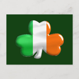 Carte Postale Drapeau irlandais