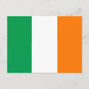 Carte Postale Drapeau irlandais