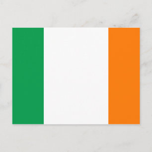 Carte postale drapeau irlandais