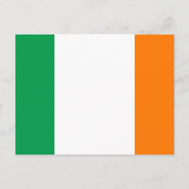 Carte postale drapeau irlandais (Devant)