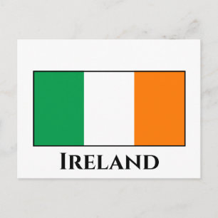 Carte Postale Drapeau irlandais