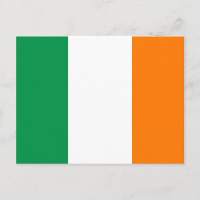 Carte Postale Drapeau irlandais Jour de la Saint Patrick irlanda (Devant)