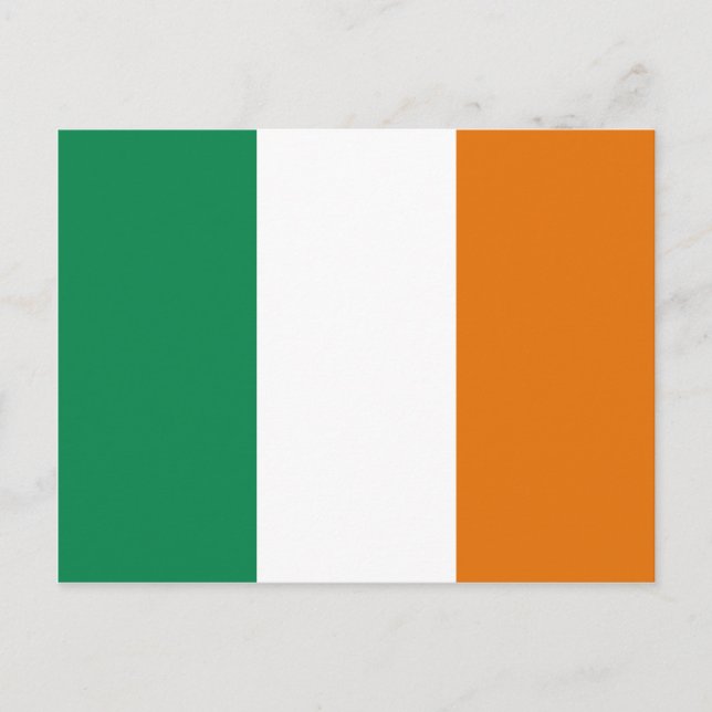 Carte postale drapeau Irlande (Devant)