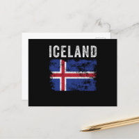Drapeau islandais en détresse - Drapeau islandais